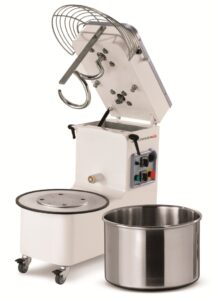 MECNOSUD Spiral Mixer Tilting Head Removable Bowl 33Lt