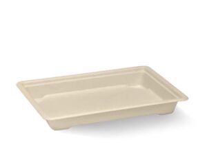BioCane Sushi Tray MEDIUM NATURAL BIOPAK (600/Carton)
