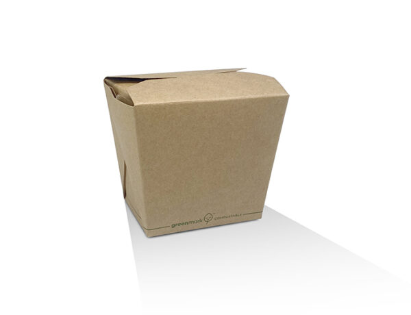 Brown Kraft Board Noodle Box 16oz (500/Carton)