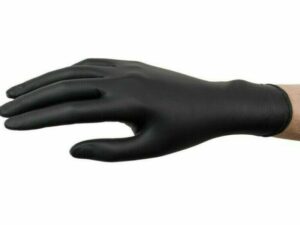 Nitrile Gloves POWDER FREE Black LARGE (100/Pack)