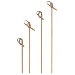 Bamboo Skewer LOOPED 120mm (250/Pack)