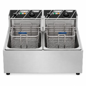 BENCHSTAR Benchtop Double Pan Electric Fryer 2x5.5Lt
