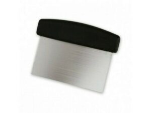 Dough Scraper S/S, 150x75mm PLASTIC HANDLE