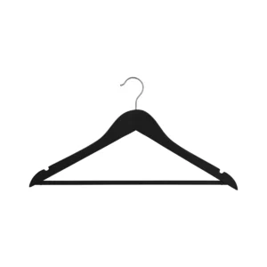 Hanger BLACK, NOBLE & PRICE, 445x230x12mm (Box of 3)
