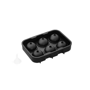 Silicone Ice Cube Tray 6 Hole SPHERICAL 46x46x46mm, ZANZI BARWARE