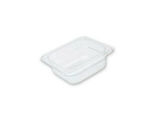 Gastronorm Pan Polycarbonate 1/6 SIZE, 100mm CLEAR