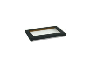 Lid For Black Kraft Catering Tray, SMALL (100/CTN)