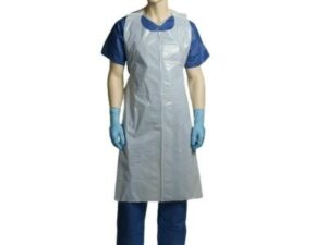Apron PE , Dispenser Box, White, 1250mm (100/Box)