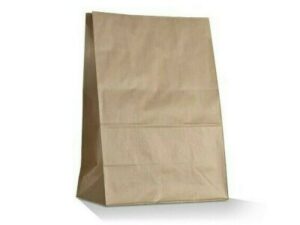 Paper Bags SOS, BROWN #16 LARGE BIOPAK (250/CTN)