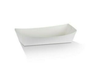White Kraft Board Tray, HOT DOG (250/CTN)