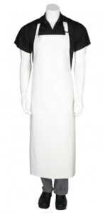 Apron BIB Long PVC, CHEF WORKS, White