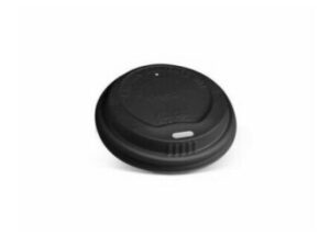 CPLA TRAVEL Lid BLACK For Paper Cup *90mm Top* (1000/CTN)