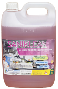Food Surface Sanitiser HACCP APPROVED 5Lt, SANIKLEAN