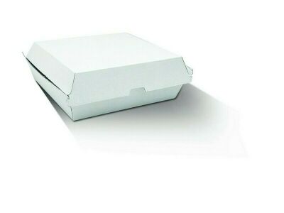 White Kraft Corrugated Dinner Box (150/CTN)