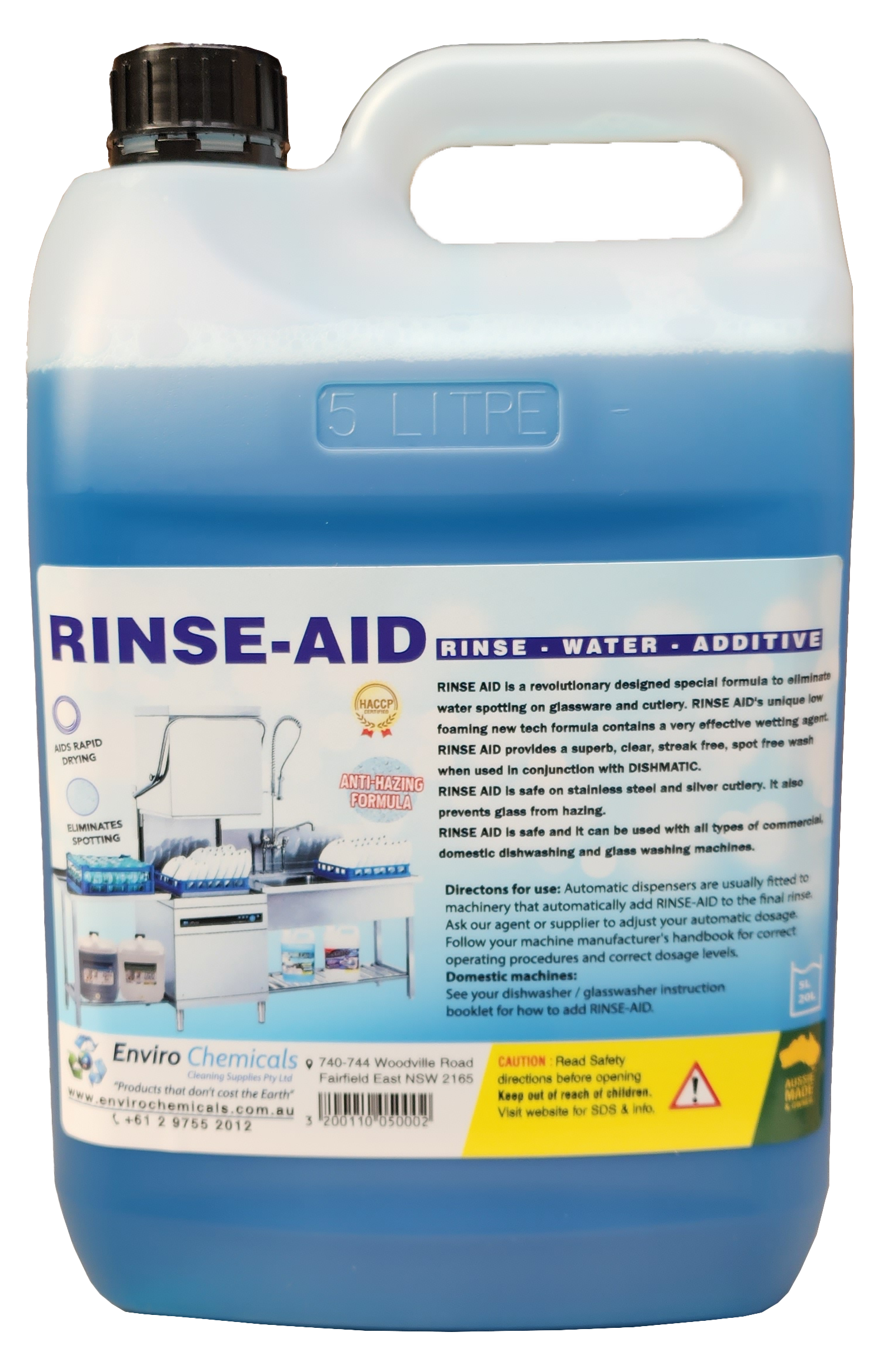 Machine Rinse Additive 5Lt, RINSE AID