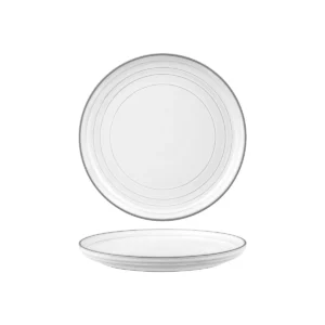 Round Plate Coupe, TABLEKRAFT URBAN LINEA WHITE, 220mm (Box of 6)