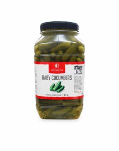 Baby Cucumbers Cornichons 2.2kg, SANDHURST