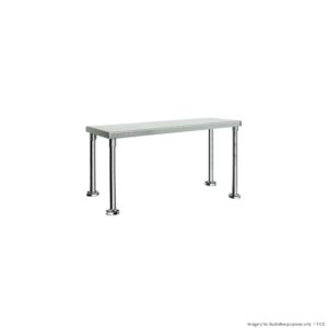 Stainless Steel Work Bench Over Shelf 1 Tier 1200x300x450mm