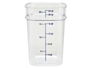 Storage Container Polycarbonate, CAMBRO, 20.8Lt
