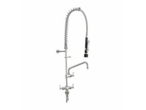 3MONKEEZ Dual Hob Mounted Pre Rinse Unit w/ 12'' Pot Filler