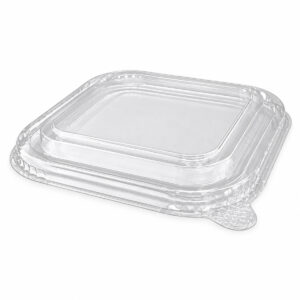 PET Lid For Bamboo Paper Square Container 750-1400ml (300/CTN)