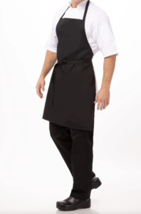 Apron BIB, CHEF WORKS, Black