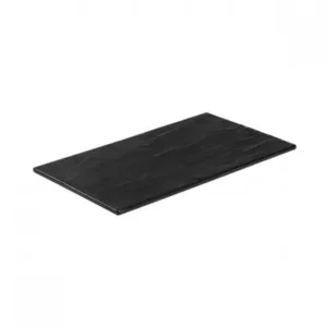 Rectangular Platter, RYNER MELAMINE TAROKO BLACK, 375x210mm (Box of 3)