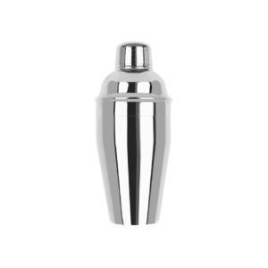 Cocktail Shaker 3pc, ZANZI STAINLESS STEEL, 500ml