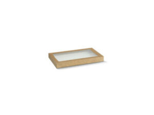 Lid For Brown Kraft Catering Tray, SMALL (100/CTN)