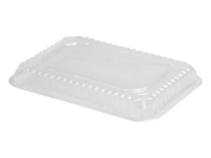 PET Dome Lid For Rectangle Foil Container 6500ml (100/CTN)