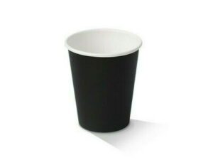 Paper Cup S/W, 8oz BLACK *80mm Top* (1000/CTN)