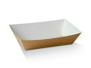 Brown Kraft Board Tray, LARGE (400/CTN)