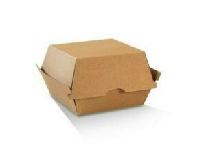 Brown Kraft Corrugated Burger Box (250/CTN)