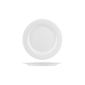Round Plate Wide Rim, AFC FLINDERS, 270mm (Box of 12)