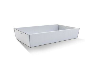 White Kraft Catering Tray, LARGE (50/CTN)