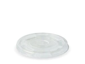 Bio Flat Lid For Clear BioCup 300-700ml BIOPAK (1000/CTN)
