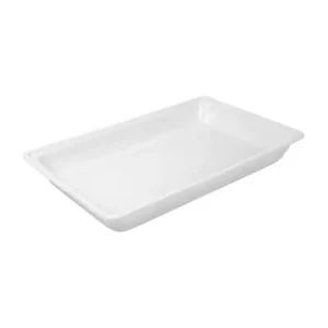 Gastronorm Pan PORCELAIN 1/1 SIZE, 65mm WHITE (Box of 2)