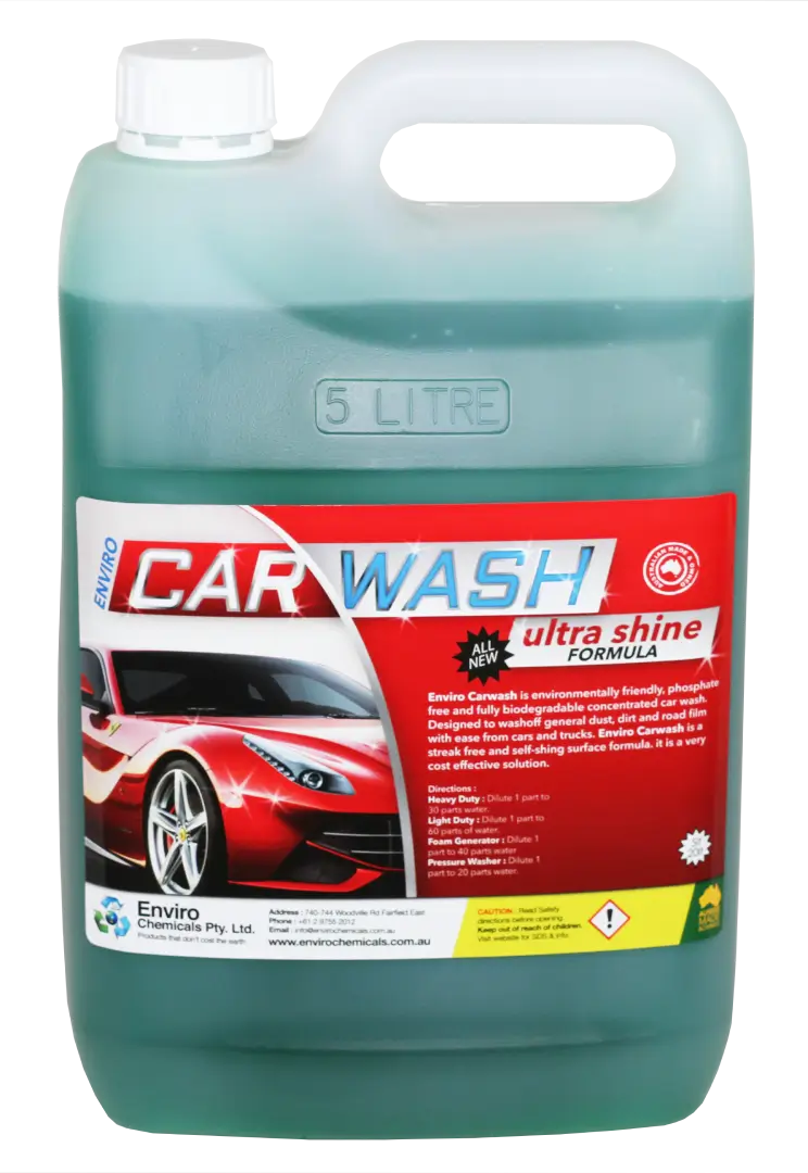 Car Washing Shampoo 5Lt, ENVIRO CAR WASH