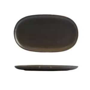 Oval Plate Coupe, MODA EARTH, 355x215mm (Box of 6)