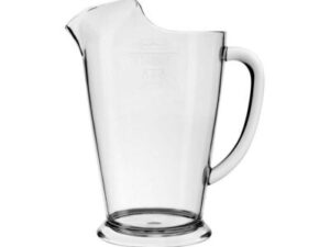Jug w/ Ice Lip SAN Plastic W&M Approved, CROWN POLYCARBONATE, 1140ml