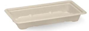 BioCane Sushi Tray LARGE NATURAL BIOPAK (600/CTN)