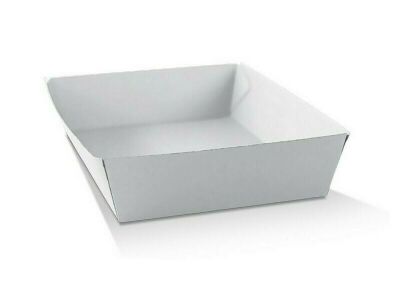 White Kraft Corrugated Tray 5 (100/CTN)