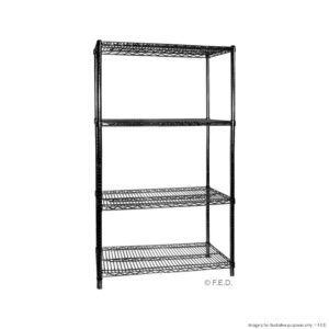 Shelving Four Tier PVC Coated 915x457x1880mm