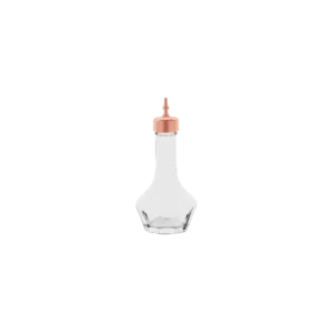 Glass Bitter Bottle w/ Lid, ZANZI ROSE GOLD, 50ml