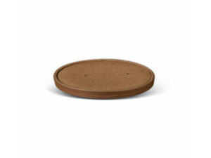 Paper Lid For Brown Kraft Salad Bowl 500-1000ml (250/CTN)