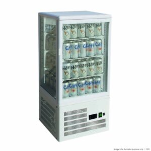 THERMASTER Countertop Display Fridge 78Lt WHITE