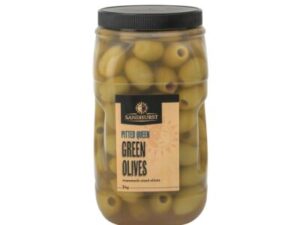 PITTED Queen Green Olives 2kg, SANDHURST
