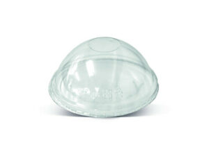 PET Dome Lid For Bamboo Paper Ice Cream Cup 5oz (1000/CTN)
