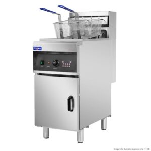 ELECTMAX Electric Fryer 28Lt Single Pan 2 Baskets