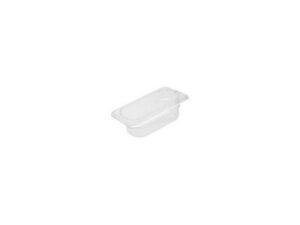 Gastronorm Pan Polycarbonate 1/9 SIZE, 100mm CLEAR